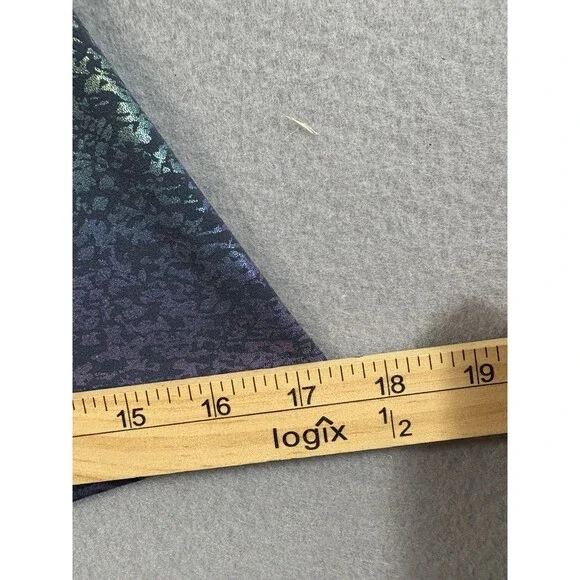 Spirithoods Iridescent Snakeskin Flare Jumpsuit Short Sleeve Collared Medium 1pc - Picture 12 of 16